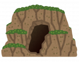 洞窟のイラスト