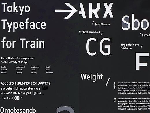 TTT - Tokyo Typeface for Train