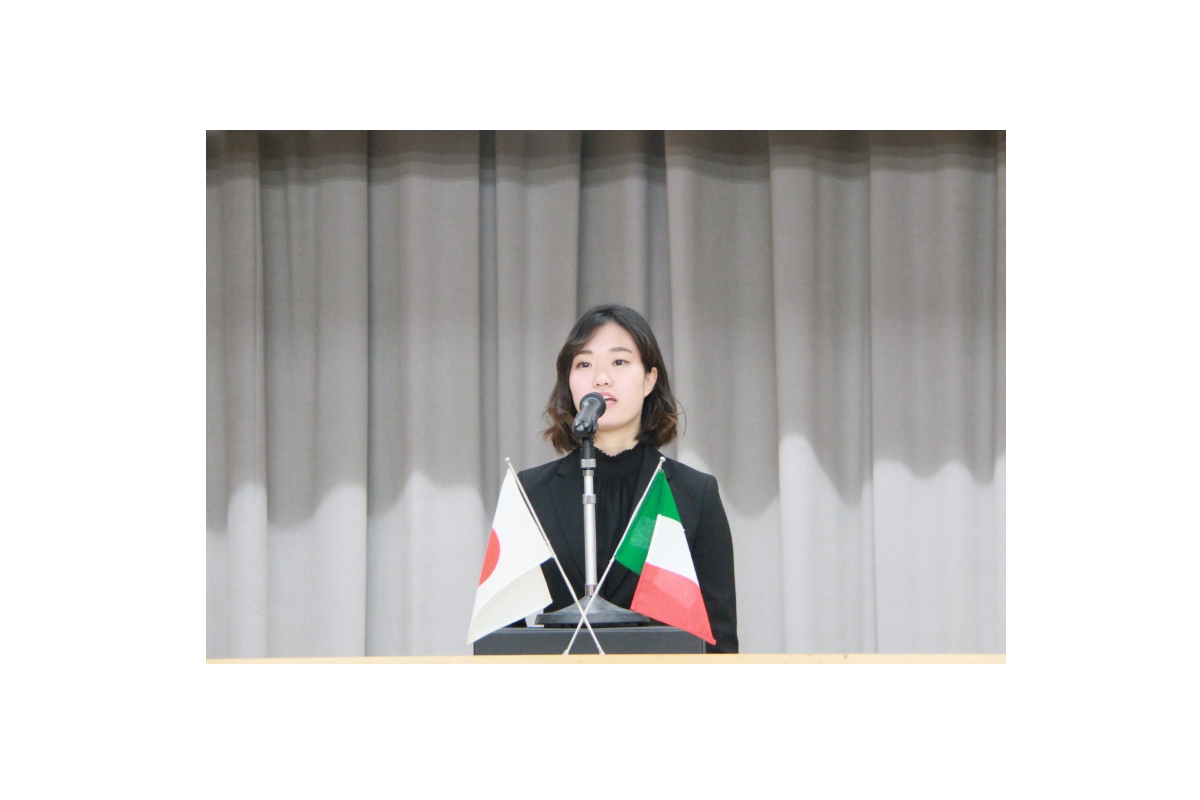 文化政策学部学生が、第12回全日本学生イタリア語弁論大会に出場、3位入賞