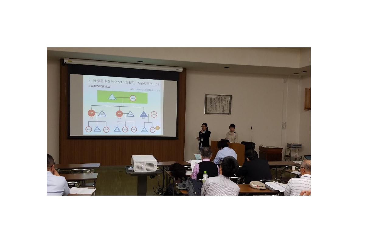 文化政策学科 舩戸ゼミが「日本村落研究学会」の第66回大会で学会発表