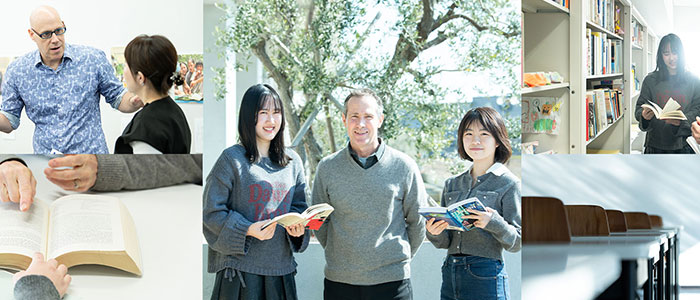 国際文化学科の教員、学生、活動の様子