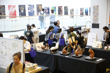 学科展示ブース（デザイン学科）