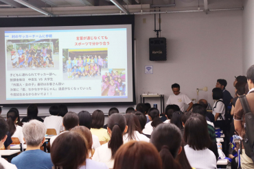 学科特別企画（国際文化学科）の様子