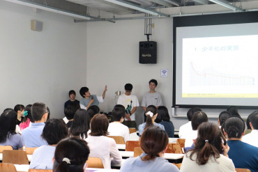 学科特別企画（文化政策学科）の様子