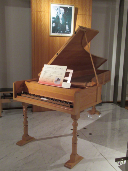 クリストフォリの作ったピアノのレプリカ