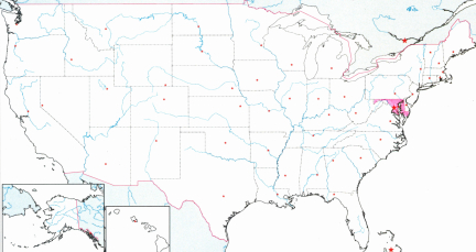 アメリカ地図