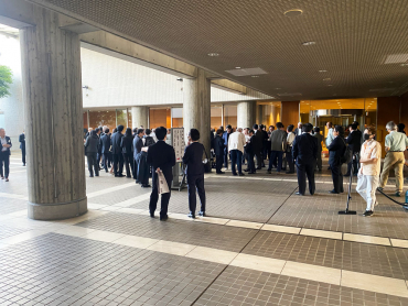日本建築学会賞授賞式会場の様子