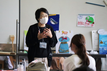 本学の林左和子教授の説明