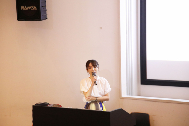 大窪愛さんの講演の様子