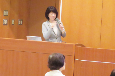 本学の武田好教授の講義の様子