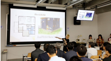 学生によるプレゼンテーションの様子の画像