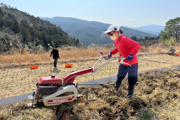 田起こし