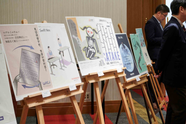 作品展示の様子