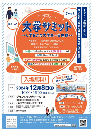 大学サミットのチラシの画像