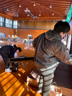 引佐耕作隊収穫祭 前日準備の様子