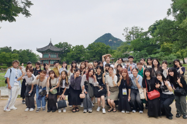 韓国文化体験に参加した学生たちの画像