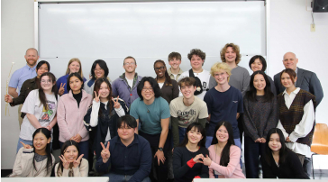 Auburn大学と本学学生の集合写真