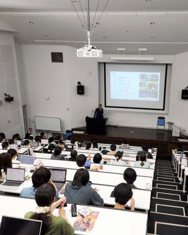 北條氏登壇の様子