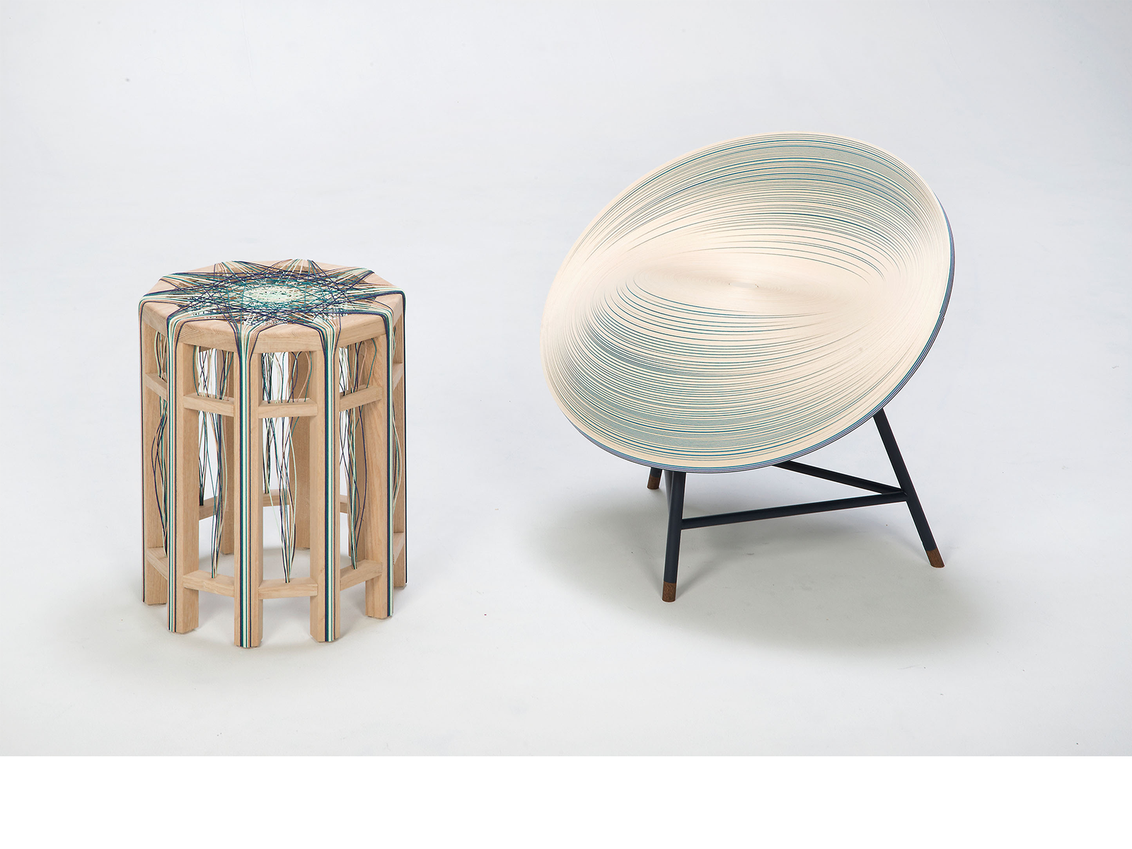 紙バンドでつくる椅子